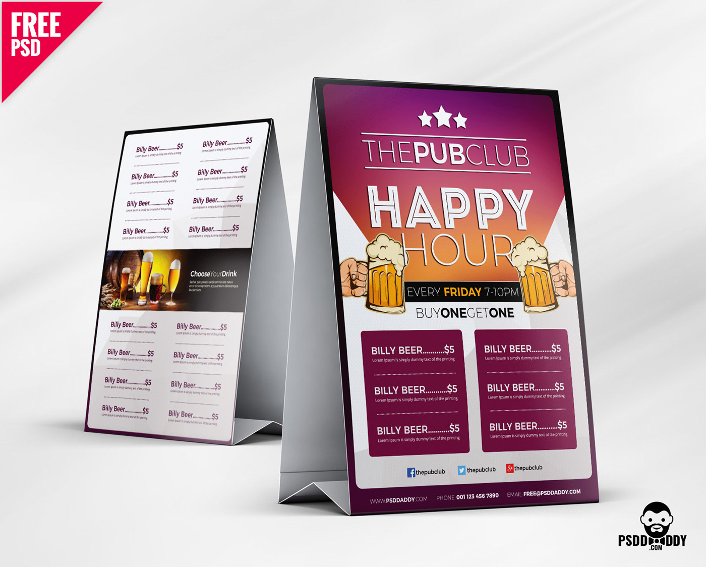 Free table tent card mockup; 160 Best Table Tent Mockup Templates Free Premium