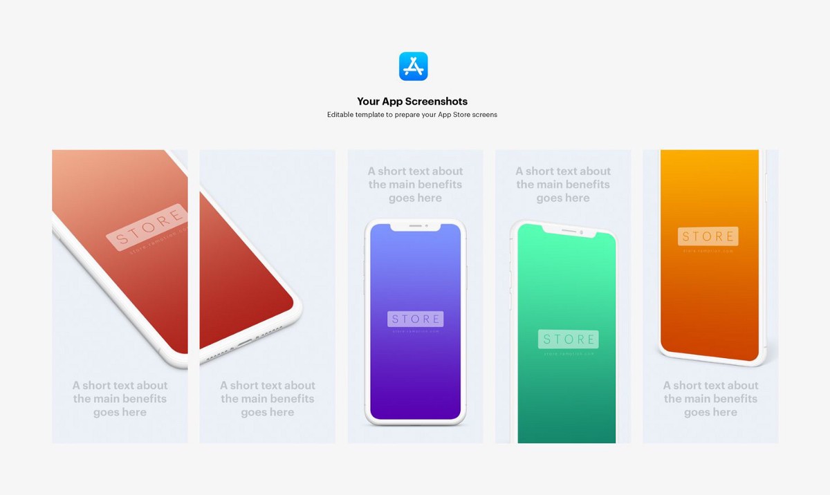 Find out the right screen sizes to test your responsive web design. App Store Screenshot Mockup Templates Psd Sketch December 2021 Ux Planet