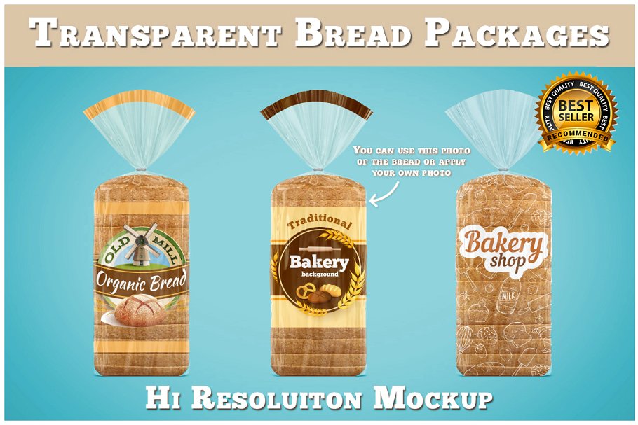 The psd file allows quick editing via smart object in photoshop. 120 Best Bread Packaging Mockup Templates Free Premium