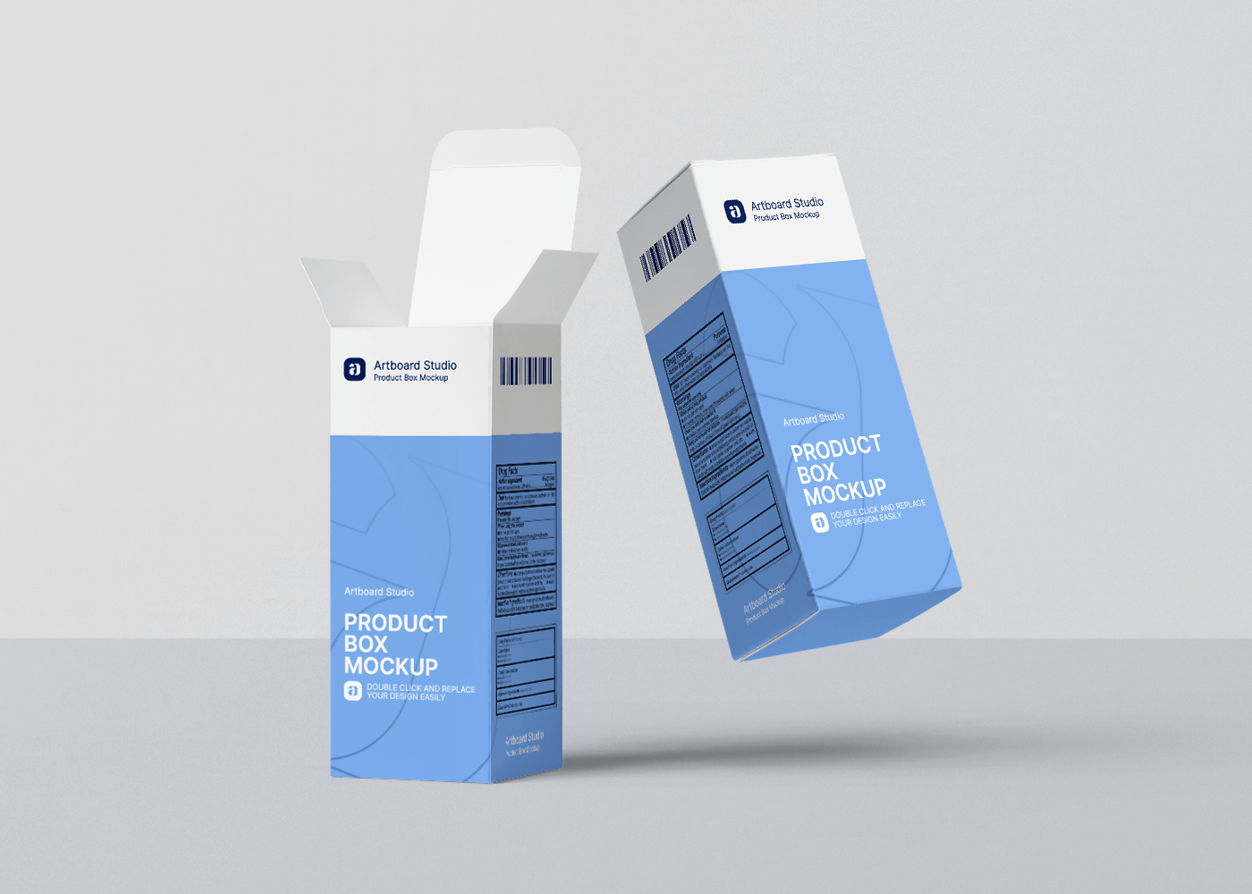 Freelancers, agencies and enterprises are already using our products. Product Box Mockup Scene