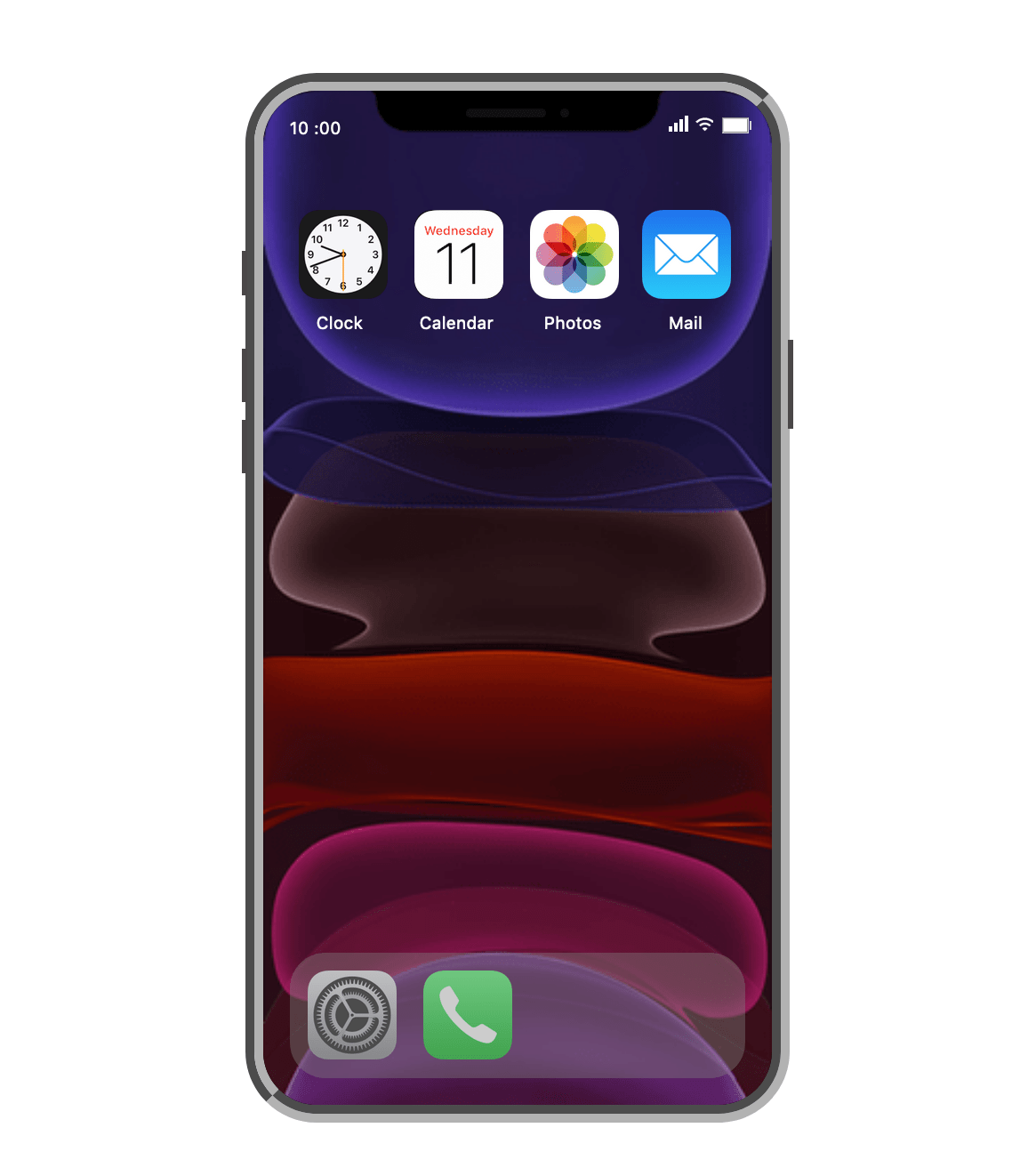Give your design or ux an authentic look and feel with these sample graphics for the iphone x. Mockup Of Iphone 11 With Css Created Using Flexbox Css Grid And By Aliceyt Medium