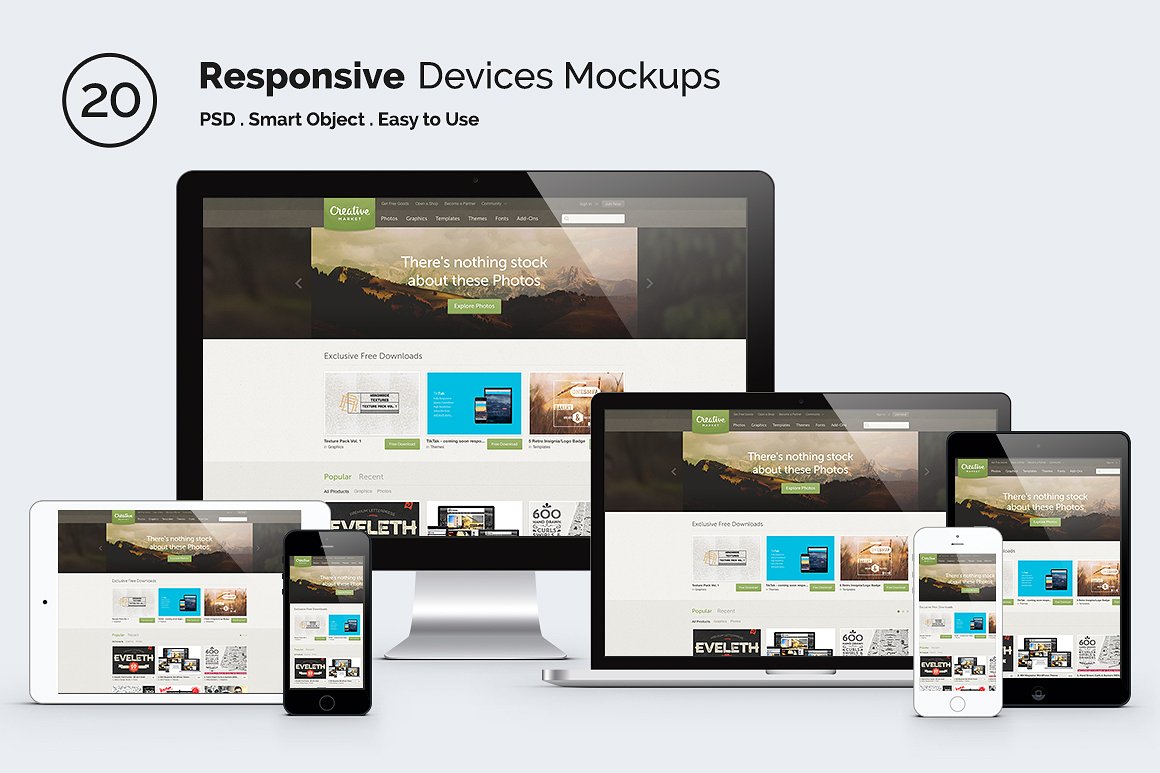 There are limited devices available for laptop, desktop, mobile, and tablet. Responsive Screen Mockup Devices Pixasquare
