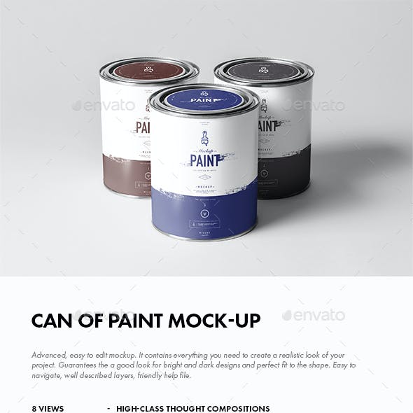 For designers who have a paint packaging or branding project which they need to work on, we've got you covered with a mockup templates you . 130 Best Paint Can Mockup Templates Free Premium