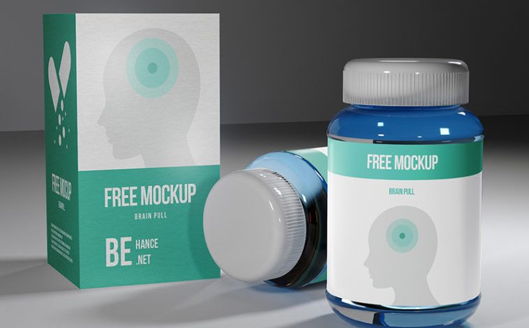 20+ Download Medicine Packaging Mockup&nbsp;Psd