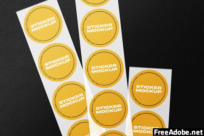 31+ Download Circle Sticker Mockup&nbsp;Psd