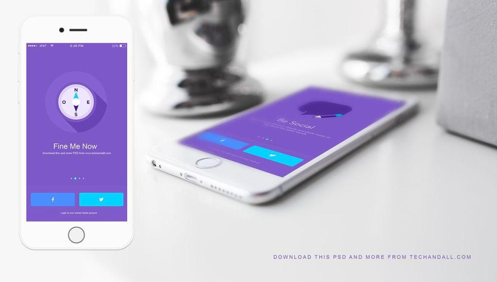 35+ Download Mobile App Display Mockup&nbsp;Psd