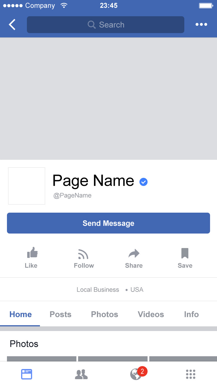 50+ Download Facebook Page Mockup Phone&nbsp;Psd