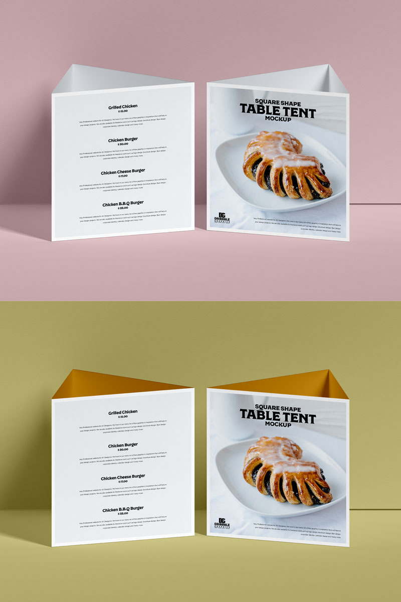 34+ Download Tent Card Mockup Free&nbsp;Psd