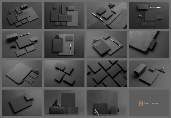 23+ Download Black Stationery Mockup Free&nbsp;Psd