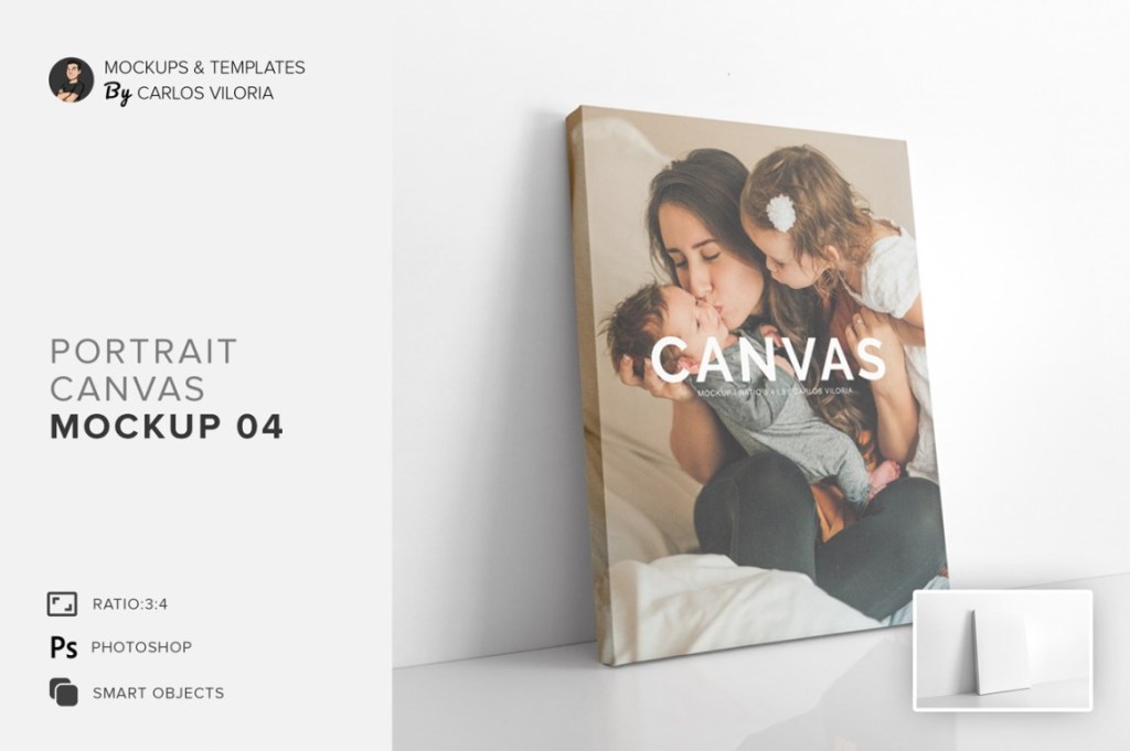 36+ Download Canvas Mockup Free&nbsp;Psd