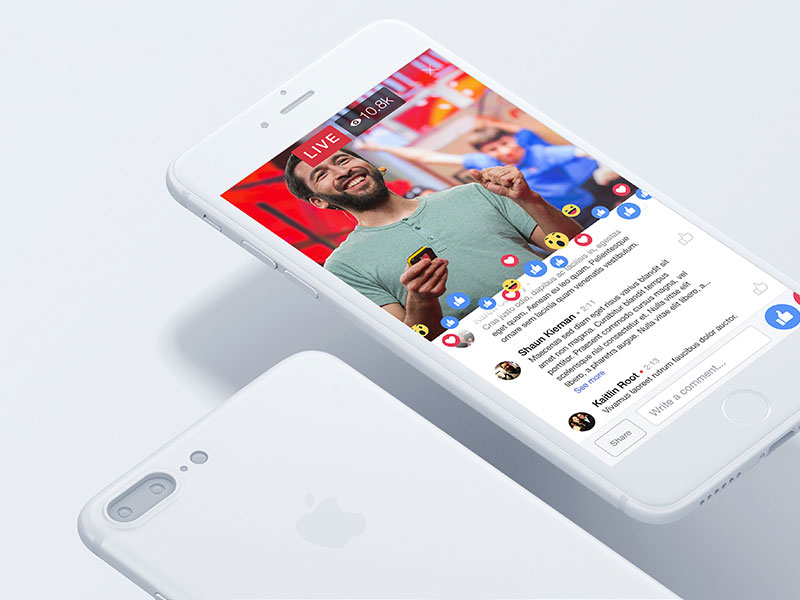 14+ Download Facebook Mockup Free&nbsp;Psd