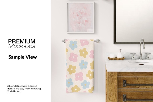 44+ Download Bathroom Mockup Free&nbsp;Psd