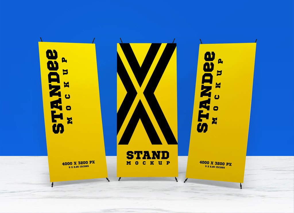 33+ Download X Stand Mockup Free&nbsp;Psd