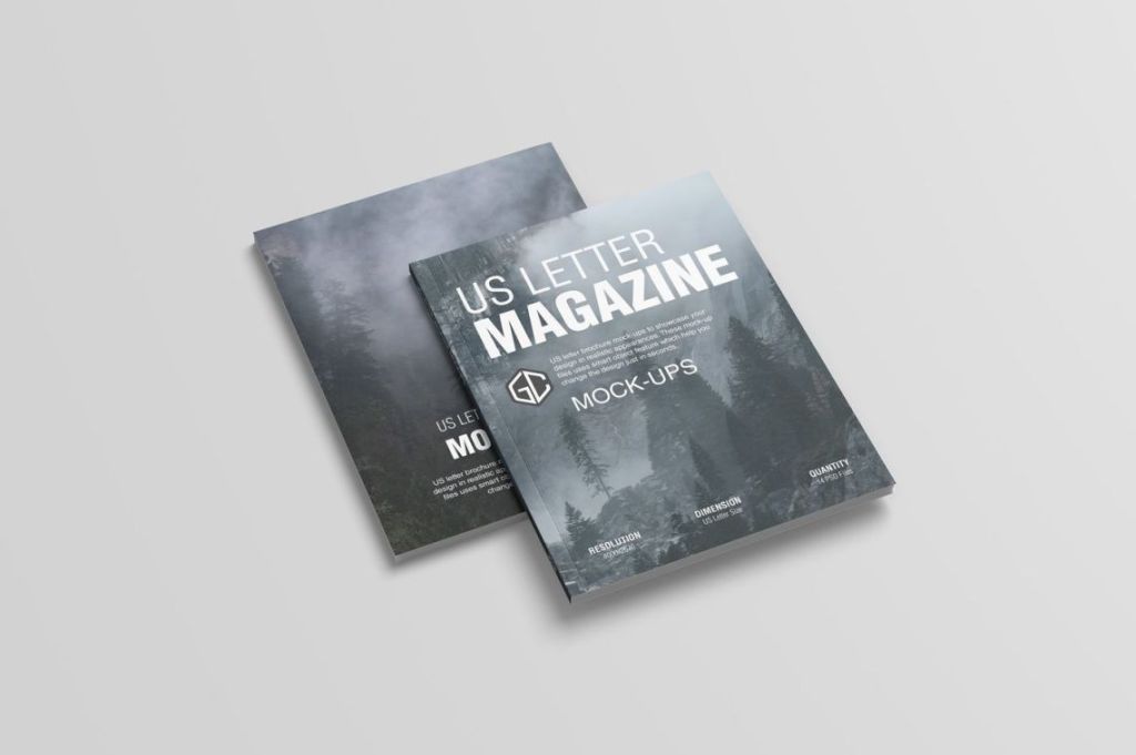 18+ Download Letter Size Magazine Mockup Psd
