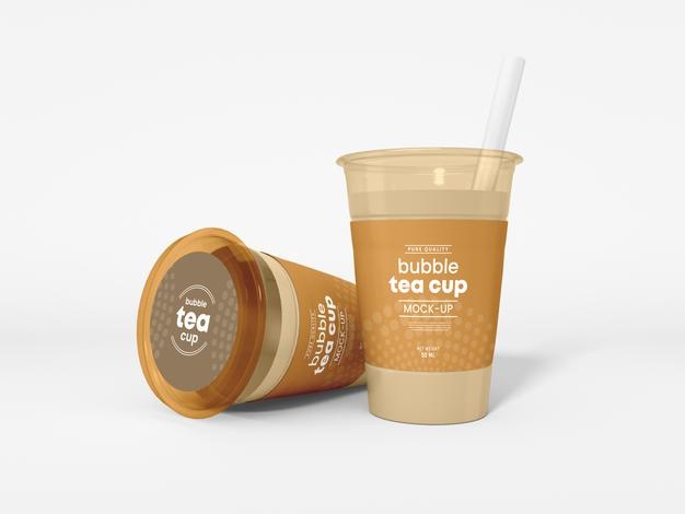 25+ Download Boba Mockup&nbsp;Psd